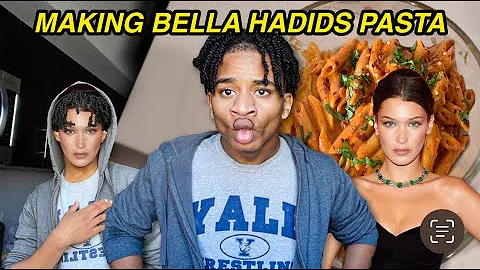 MAKING THE BELLA HADID PASTA *TIKTOK MADE ME*