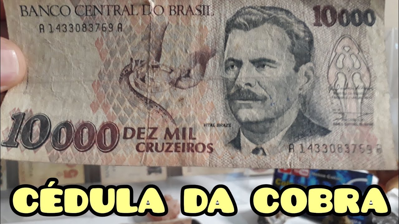 CÉDULA DE DEZ MIL CRUZEIROS, VEJA QUANTO VALE YouTube CÉDULA DE DEZ MIL CRUZEIROS, VEJA QUANTO VALE YouTube