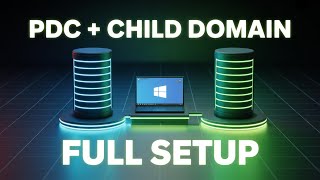 Windows Server 2016 | PDC & CDC Configuration | Child Domain + Client Join Tutorial | For Beginners