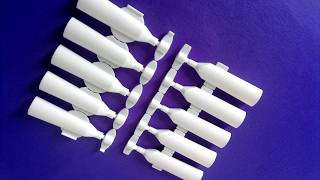 Mini plastic squeeze vials leakproof BFS vials injectable vial ophthalmic products BFS vials bottles