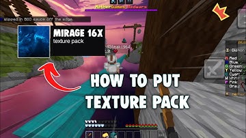 How to Put My texture pack and How to repair sky glitch on texture pack #minecraft #bedwars