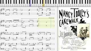 Nancy Tooleys Cake Walk by J. H. Jennings (1899, Ragtime piano)