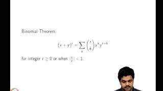 Mod-02 Lec-15 Generalization of Binomial coefficients - Part (2)