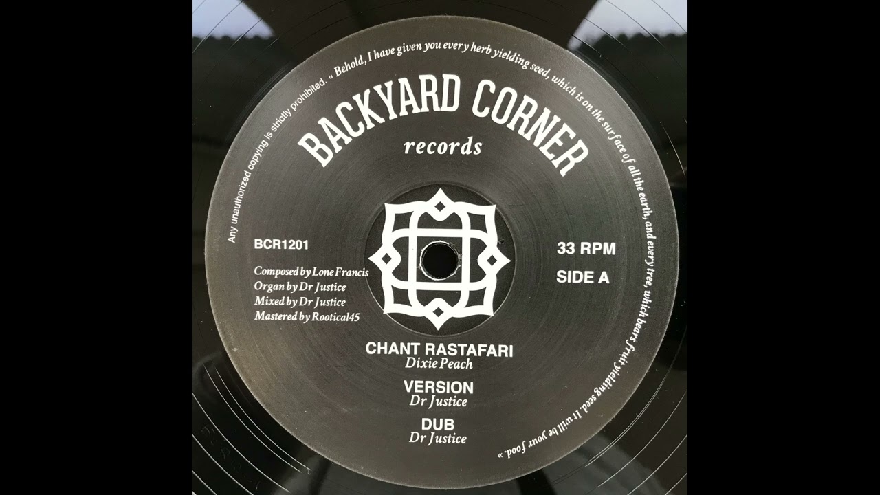 Dixie Peach & Patrixx Matics - Chant Rastafari & Dub