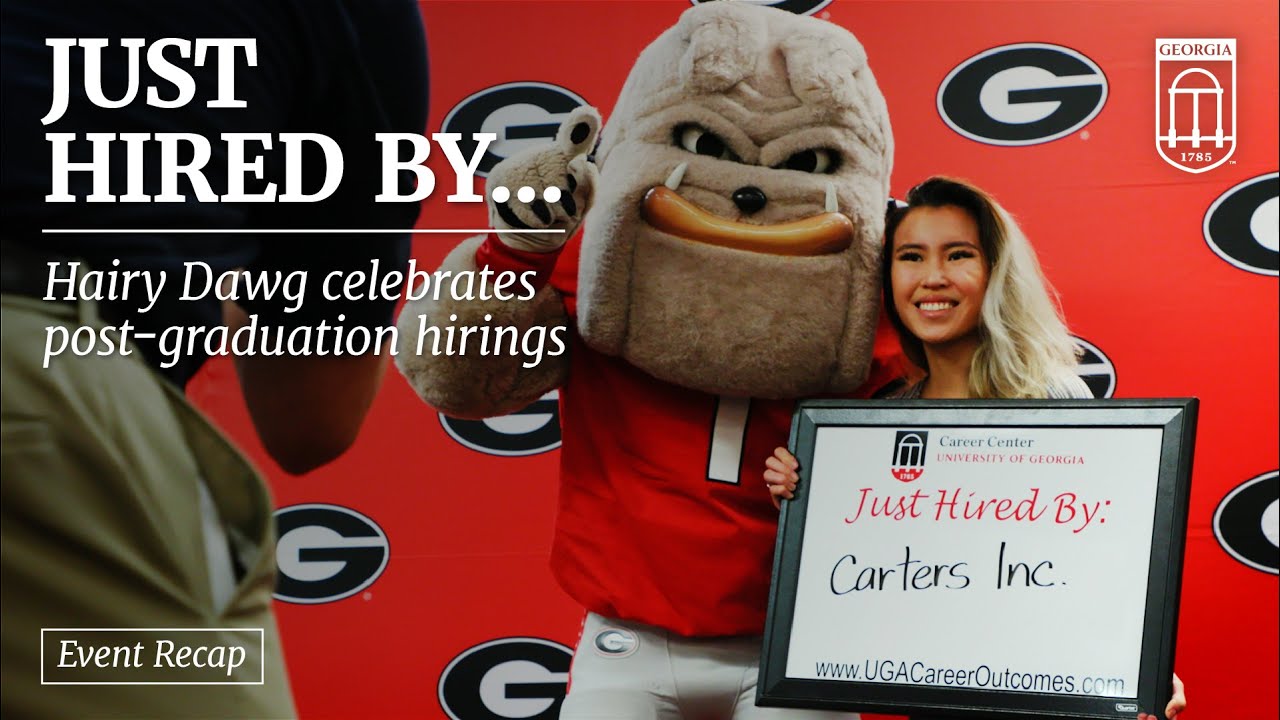 Class of 2019 Grad Pics with Hairy Dawg