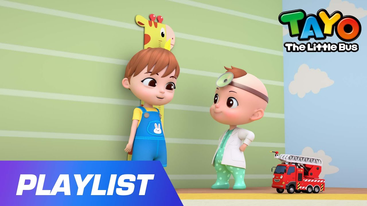 [Playlist] Checkup Song | Baby Tayo | Let's be a doctor who cares the rescue team