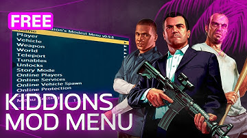 FREE GTA 5 MOD MENU PC | Money Hack & Online Mods, Free Kiddions Cheat | Free Download 2025