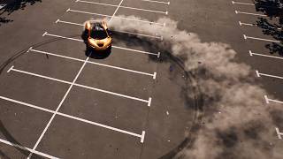 Unreal Engine Automotive Burnout VFX: Smoke, Drift Marks, Falling Leaves