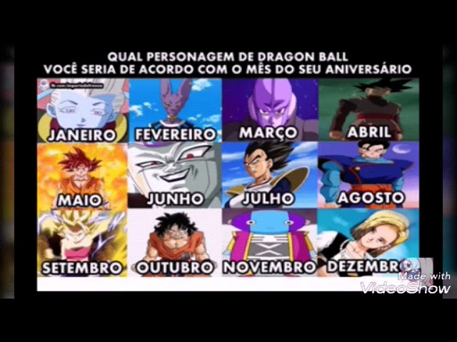 Qual personagem de dragon ball z você seria