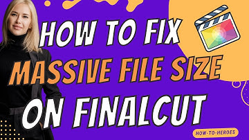 How to reduce Final Cut Pro Library size |  Reduce with one click!