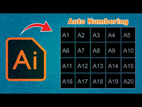 Create Auto Numbering in Adobe Illustrator Using Scripts