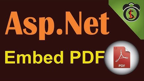 How to Embed PDF Document in Asp.Net Web Page Using Embed | Iframe | Swift Learn