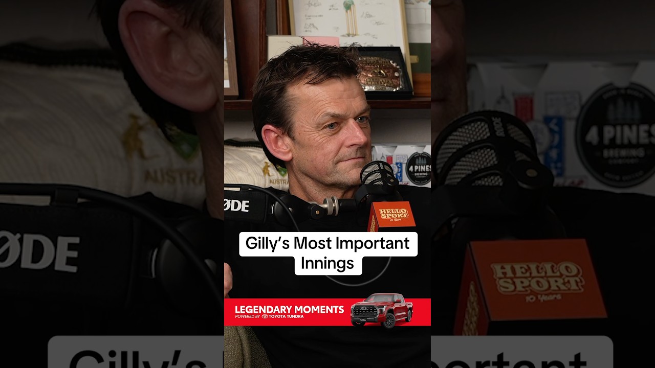 Gilly’s legendary moment #toyotaaus #ad #gilly #cricket #adamgilchrist