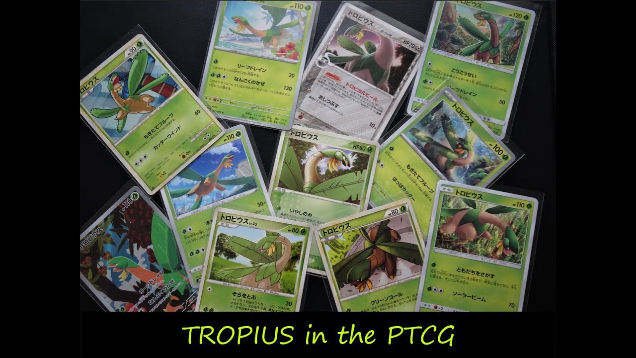 pokemon cards tropius - 195/193 - Paldea Evolved - Illustration Rare Grass Ability Curative Bower All of your Pokmon that have Grass Energy attached cant be Confused TROPIUS: The history of Tropius