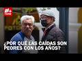 Desde fracturas hasta la muerte: Así de peligrosas son las caídas en adultos mayores