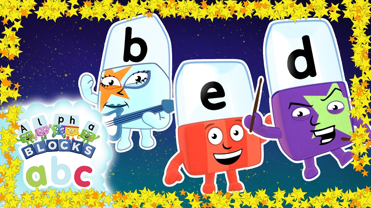 Alphablocks - Can You Spell B-E-D? | Words Are Everywhere | Learn To Spell