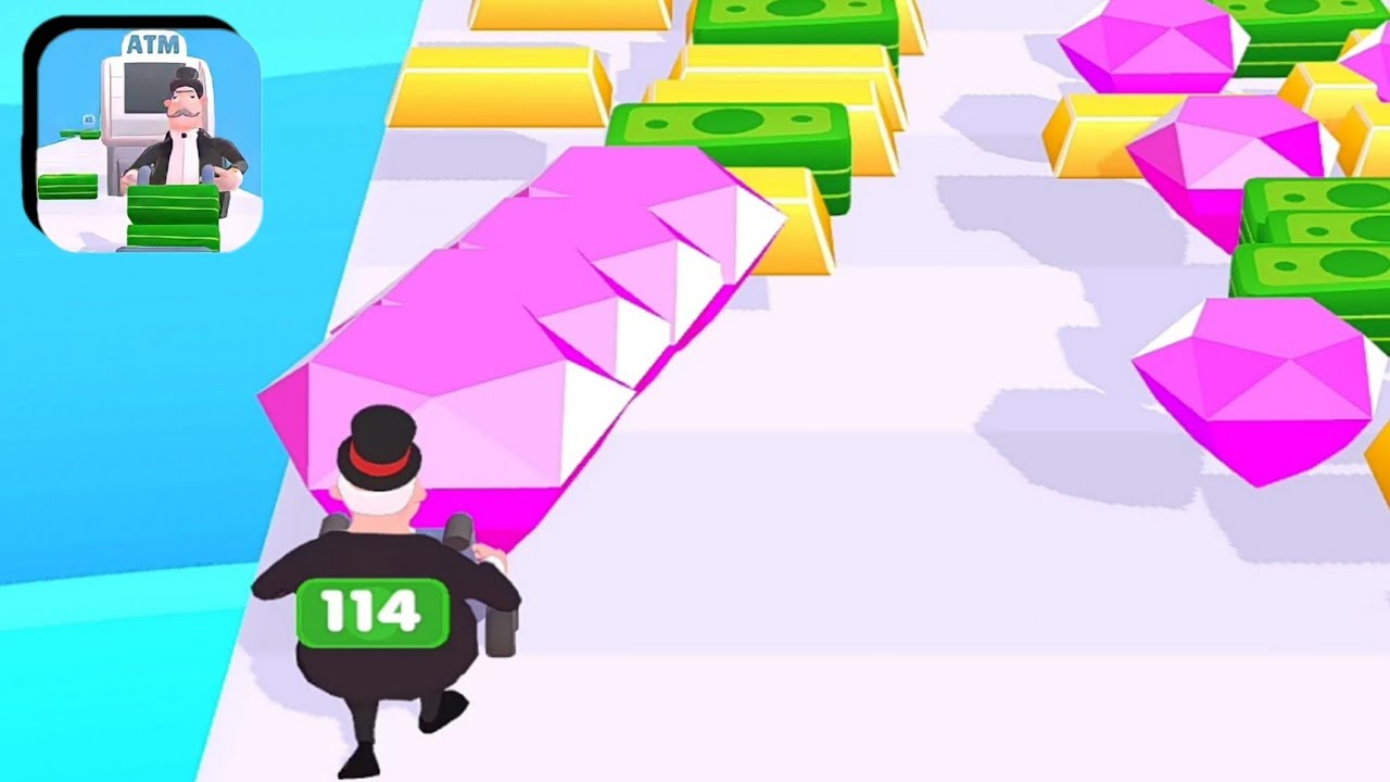 ATM 🏧 RUSH Gameplay in iOS, Android Walkthrough Level - 7 