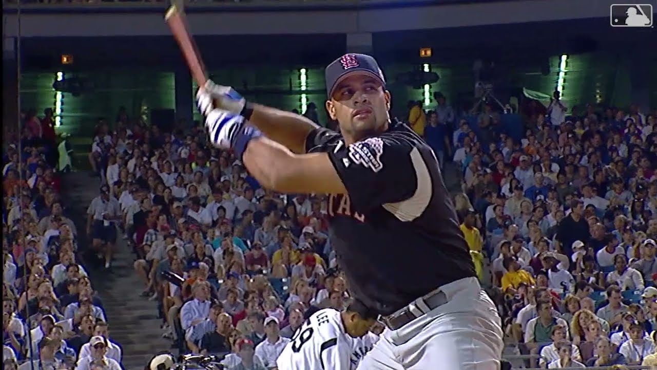 Albert Pujols participating in the Home Run Derby through the years! He's done it FOUR times!