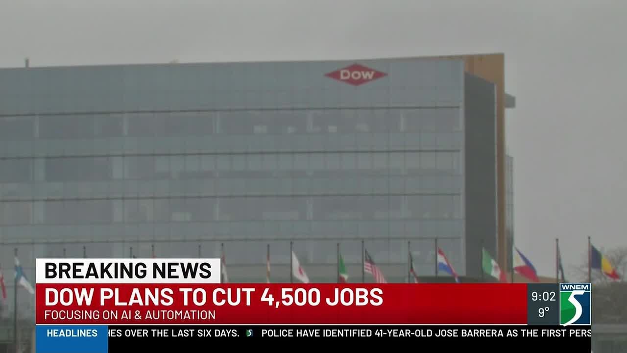 Компания Dow планирует сократить 4500 рабочих мест.