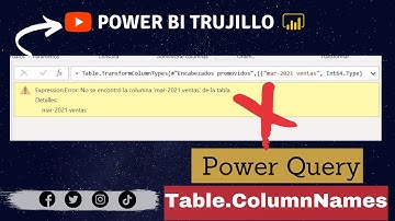 Power BI - Table.ColumnNames()