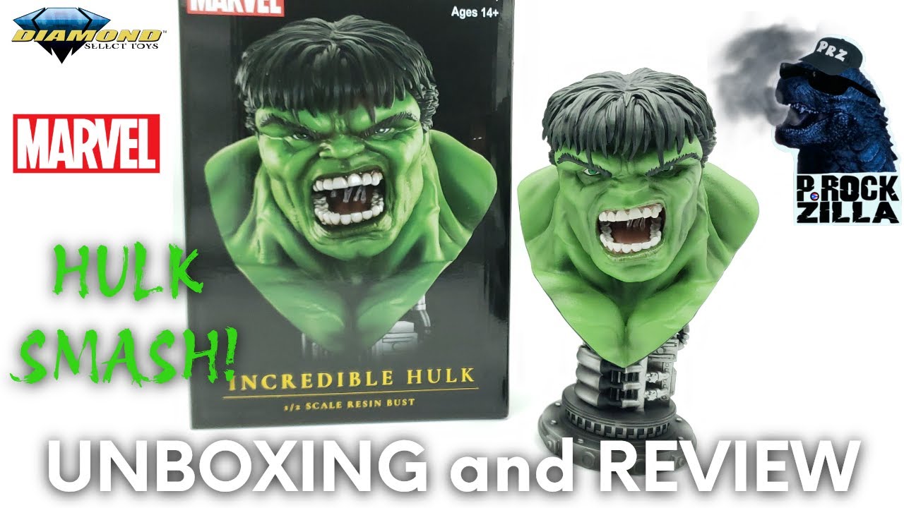 インクレディブル・ハルク レジェンダリースケールバスト Hulk Legends in 3-D Bust | Diamond Select Toys | Unboxing & Review