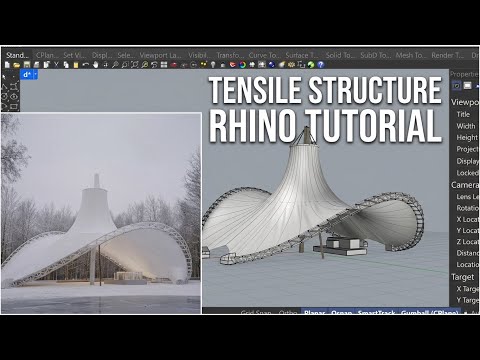 Rhinoでプロフェッショナルな膜構造を作成するTips