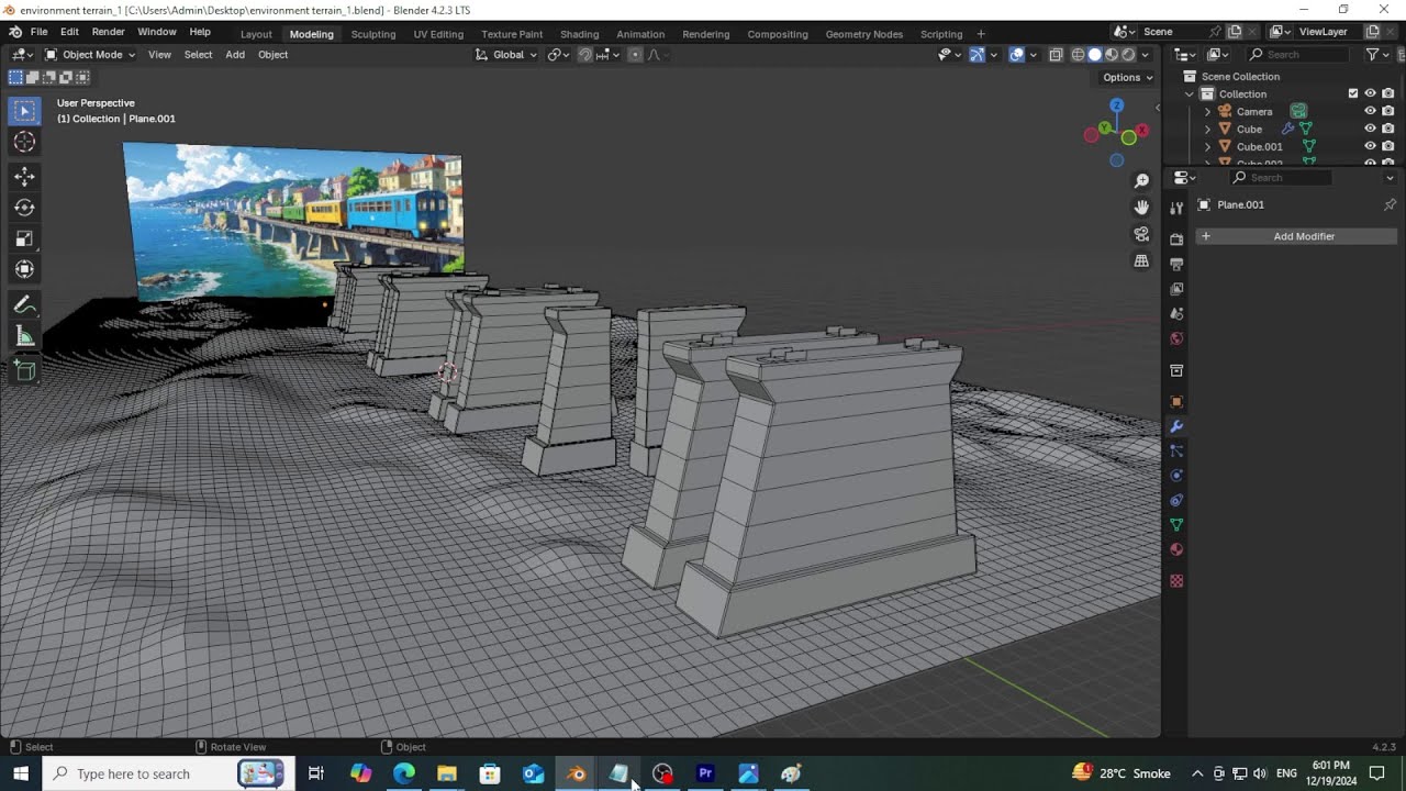 From Zero to Hero | How To Model 3D Environment in Blender - YouTube