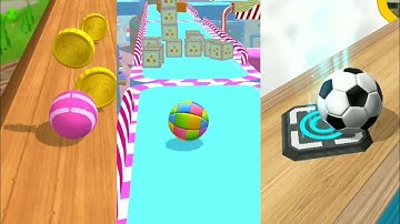 Sky Ball Jump VS Candy Ball Run VS Going Balls All Levels Gameplay Walkthroungh Android ios Lv92