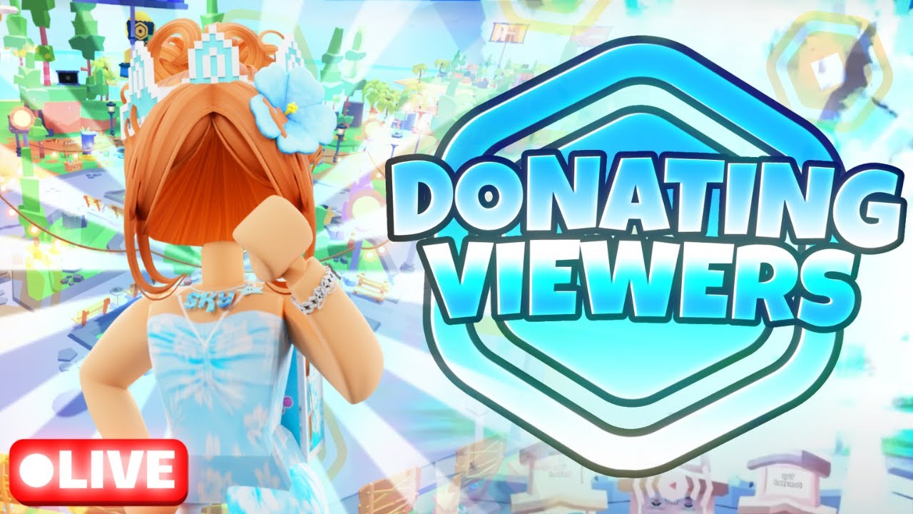 🔴 Pls Donate Live | 💰 Donating Robux Viewers | 💸 5000 Robux Giveaway |🌴 ...