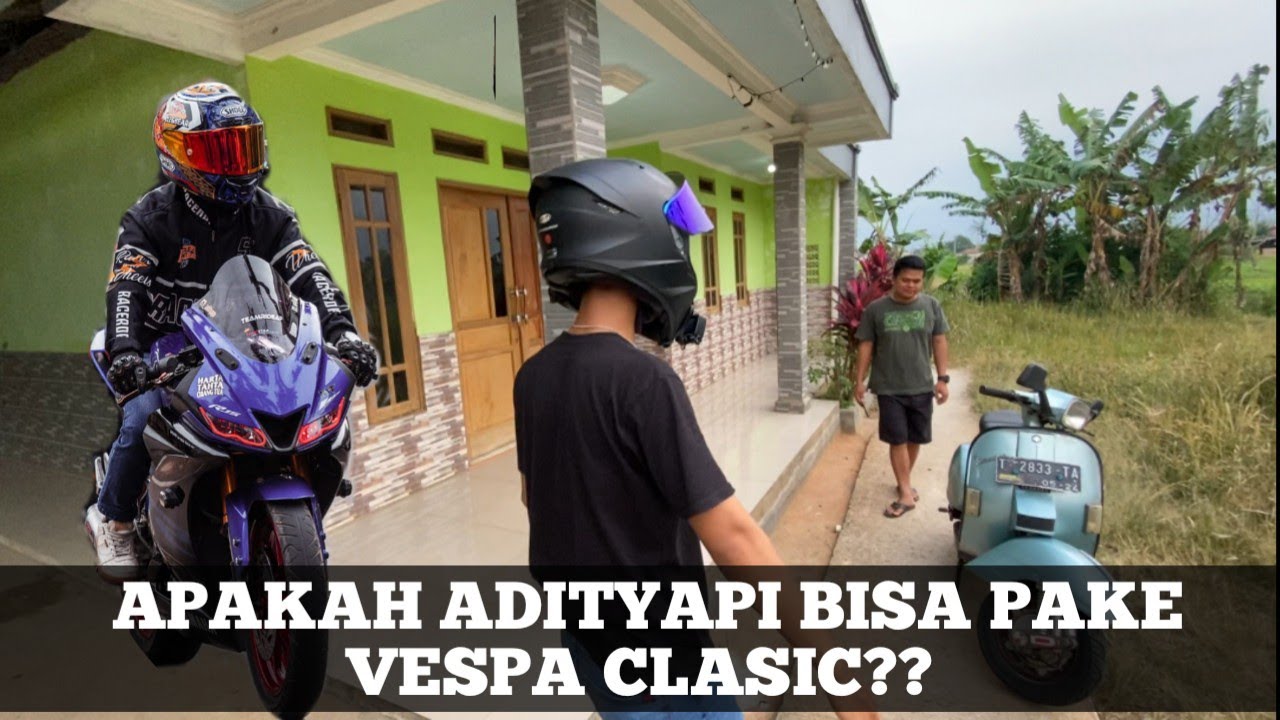 CARA PAKE VESPA CLASIC - YouTube