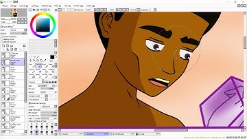 Drawing a Comic with Paint Tool Sai on a Mouse Part 1 (Linework)