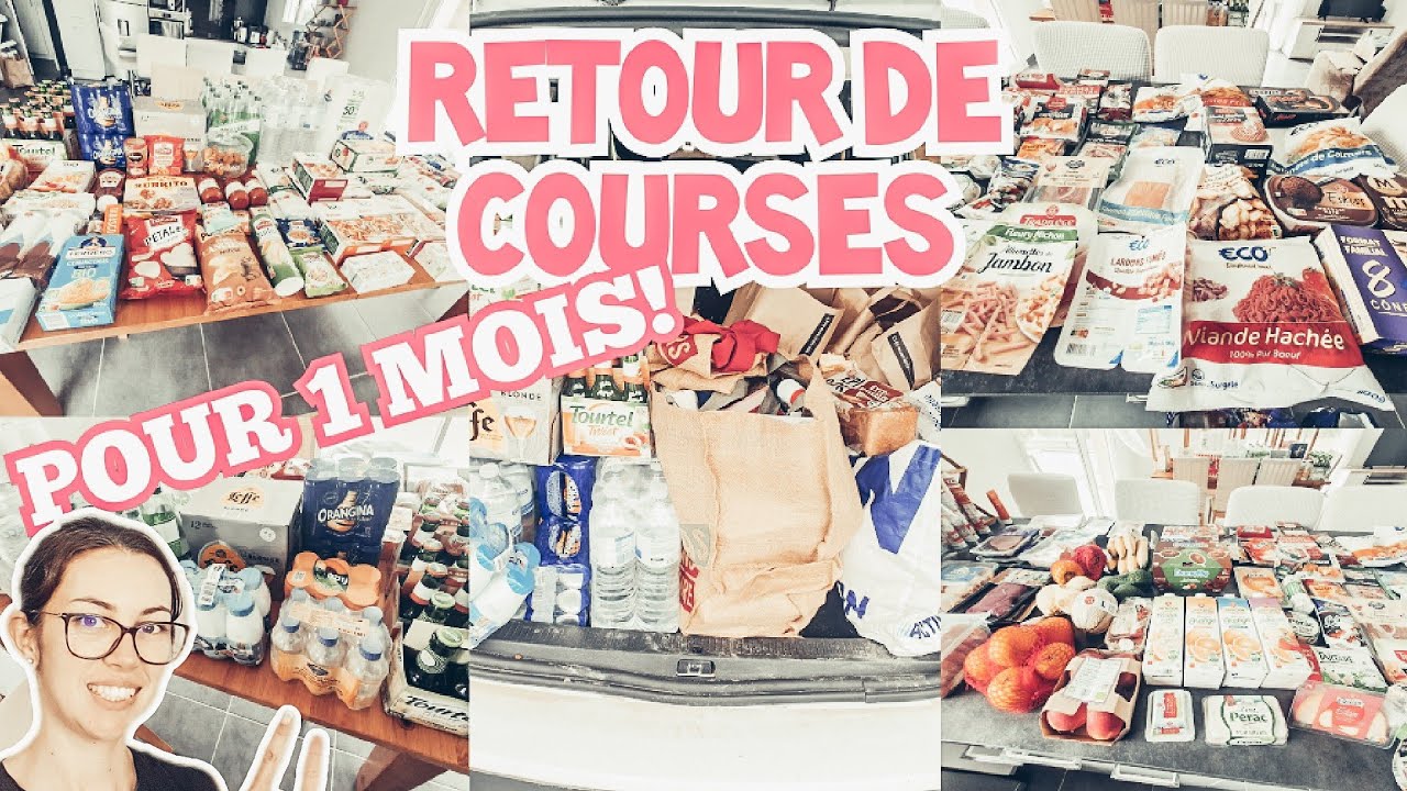 ✨️ Retour de courses pour 1 mois! 441€ 💶