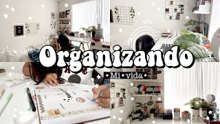 ✨Organizando mi vida✨//reset,escritorio, bullet journal, Skincare