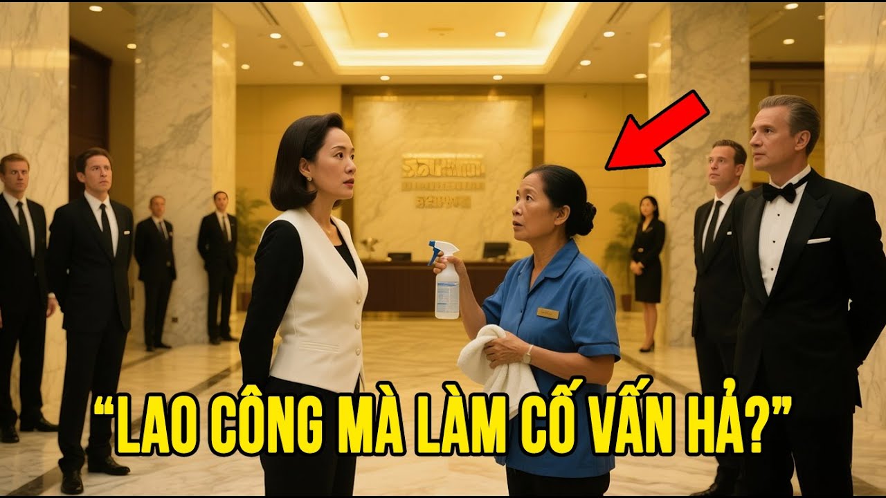 Phái Đoàn Quốc Tế Chuẩn Bị Rút Lui — Cô Lao Công Bất Ngờ Nói Một Câu Khiến Nữ Tỷ Phú Xoay Chuyển