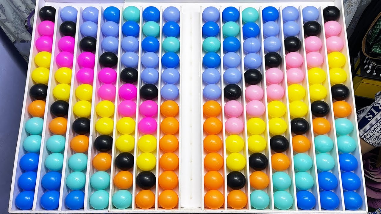 So satisfying to watch every ball fall into the perfect color slot! – Fun Ball Sorting
