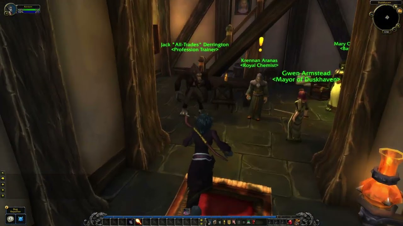 Gilneas Skinning Trainer - Worgen Starting Area Skinning Trainer, WoW Classic Cata