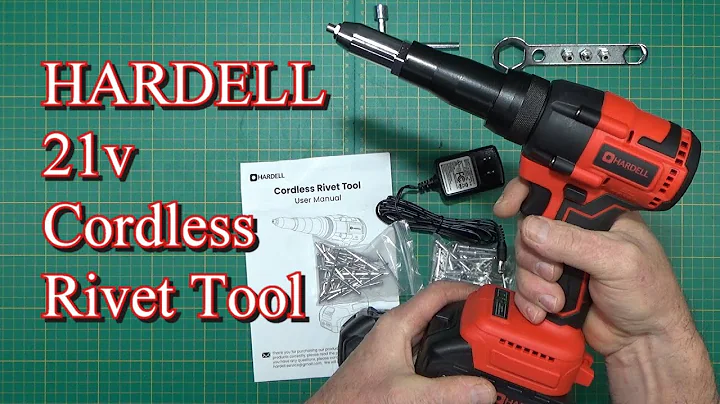 HARDELL 21v Cordless Rivet Tool Test and Review