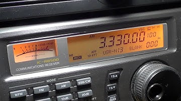 Canada time signal CHU 7850 and 3330 Khz