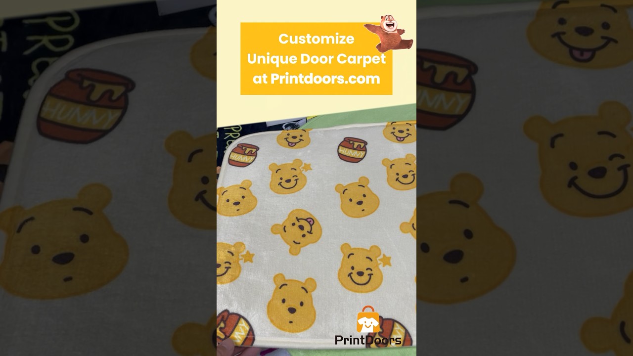 Custom Welcome Mat for Front Door, Patio Garden | Print-on-Demand