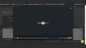 Video Popups Using Popup Maker