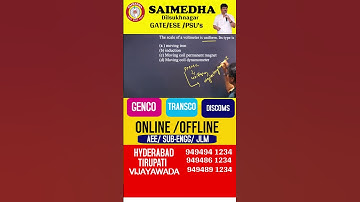 Andhra Pradesh GENCO / TRANSCO / DISCOMs PREVIOUS QUESTIONS |SAIMEDHA
