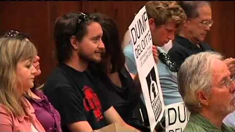 Students Protest UI, Deloitte Town Hall