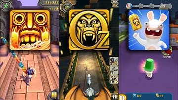 Temple Run 2 Blazing Sands Vs Temple Run Oz Vs Rabbids Crazy Rush - Endless Run Gameplay