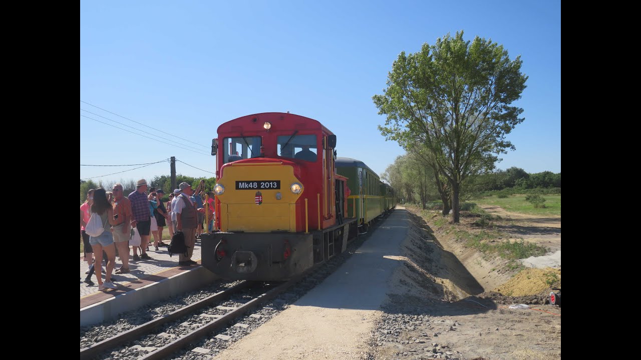 Balatonfenyvesi kisvasút - 20 év után először Csiszta!