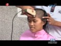 PHL Marines: Recruits have their heads shaved—even the women