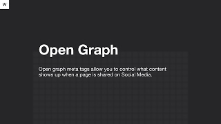 Weby'nar Snippet: Facebook Open Graph