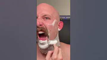 ASMR super satisfying scratchy safety razor shave #shorts