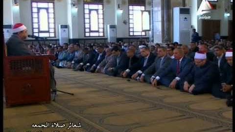 فضيلة الشيخ محمود محمد الخشت في تلاوة الجمعة 16 ربيع أول 1435 هـ   17 1 2014 م من مسجد الميناء الكبي