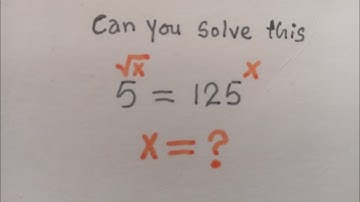 The Exponential Equation Challenge | Can you solve this?