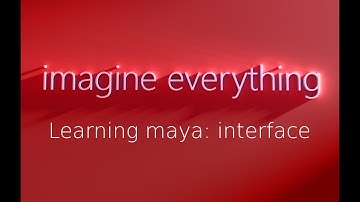 Lets learn the interface for maya:  beginners